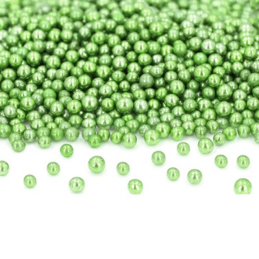 Perle verde metallizzato 50g linea economica