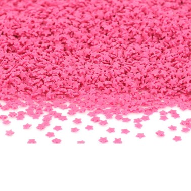 Mini stelline di zucchero rosa 80g linea economica