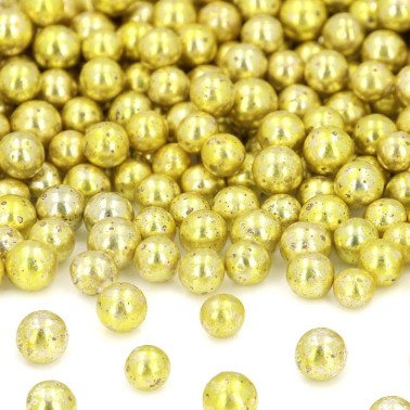 Perle di zucchero oro 7 mm 60 g linea economica