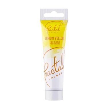 Vollfüll-Gel-Zitrone gelb Lebensmittelfarbstoff Fractal 30g