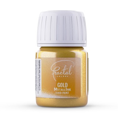 Vernice alimentare Metallink ORO 30ml Fractal