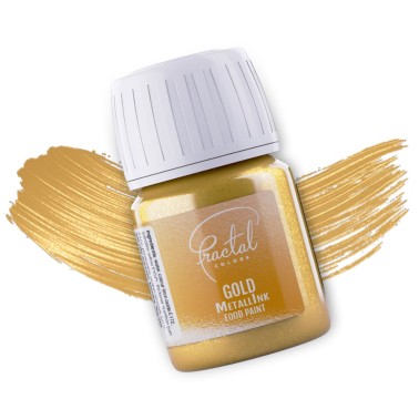 Vernice alimentare Metallink ORO 30ml Fractal