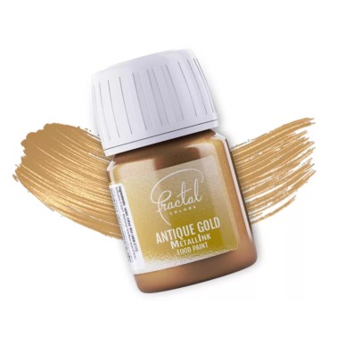 Vernice alimentare Metallink ORO ANTICO 30ml Fractal
