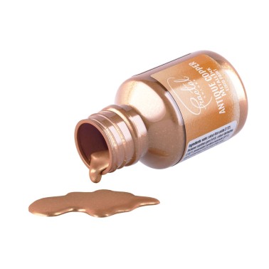 Antique Copper Metallink Food Paint 30ml Fractal