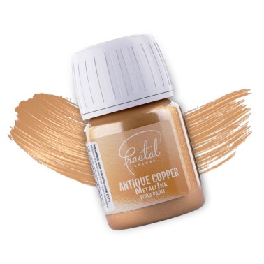 Vernice alimentare Metallink RAME ANTICO 30ml Fractal