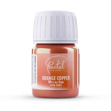 Food paint Metallink Orange Copper 30ml Fractal
