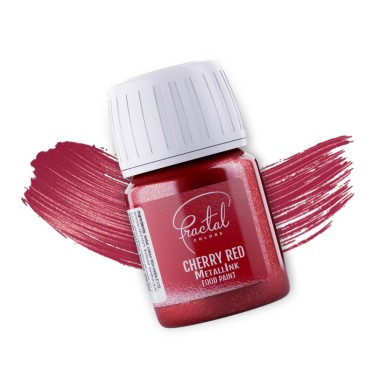Vernice alimentare Metallink ROSSO CILIEGIA 30ml Fractal