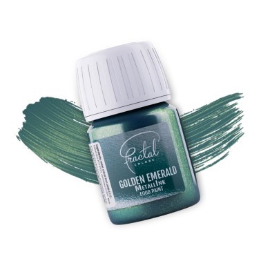 Vernice alimentare Metallink ORO SMERALDO 30ml Fractal
