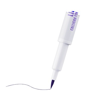 Marqueur de nourriture de Lilac Calligra Fractal