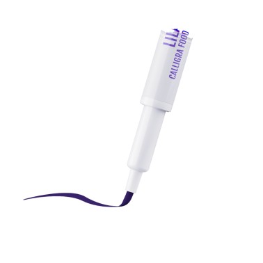 Lilac Calligra food marker Fractal