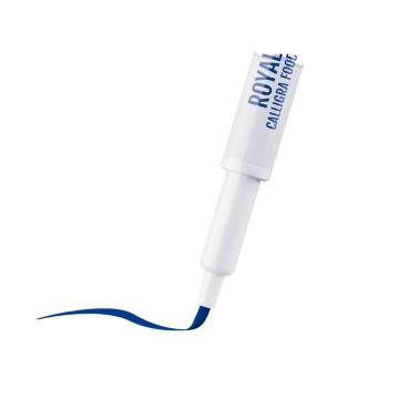Royal Blue Calligra Food Marker Fractal
