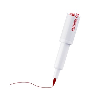 Marqueur alimentaire rouge calligra Fractal