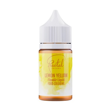 Colorante alimentare per aerografo GIALLO LIMONE Flowair Fractal 30g