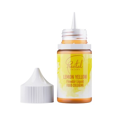 Colorante alimentare per aerografo GIALLO LIMONE Flowair Fractal 30g