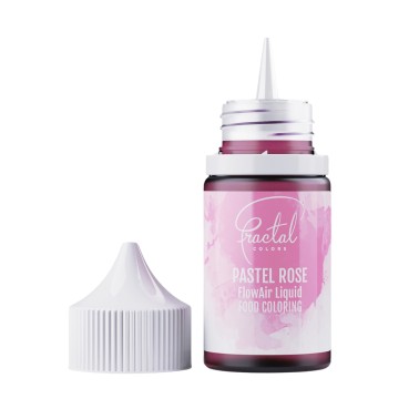 Coloration alimentaire pour aérographe rose flowair pastello Fractal 30g