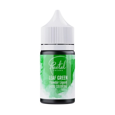 Colorante alimentare per aerografo VERDE FOGLIA Flowair Fractal 30g