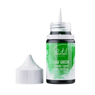 Colorante alimentare per aerografo VERDE FOGLIA Flowair Fractal 30g