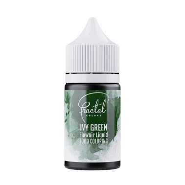 Colorante alimentare per aerografo VERDE EDERA Flowair Fractal 30g