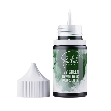 Colorante alimentare per aerografo VERDE EDERA Flowair Fractal 30g