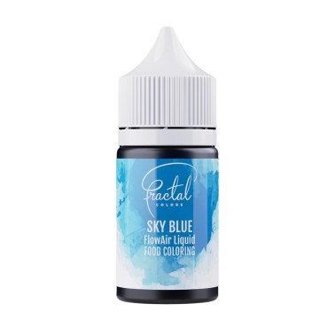Colorante alimentare per aerografo AZZURRO CIELO Flowair Fractal 30g
