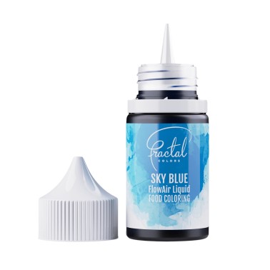 Colorante alimentare per aerografo AZZURRO CIELO Flowair Fractal 30g