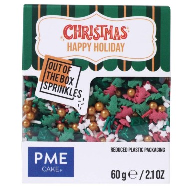 Sugar sprinkles Happy Holiday 60g PME