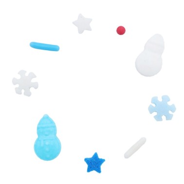 Sprinkles di zucchero FROSTY FEVER 72g PME