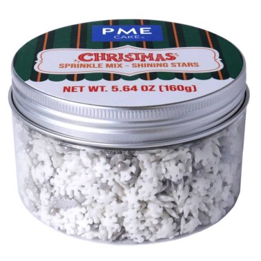 Sprinkles di zucchero SHINING STARS 160g PME