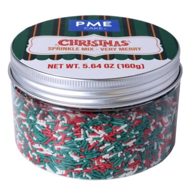 Sprinkles di zucchero VERY MERRY 160g PME