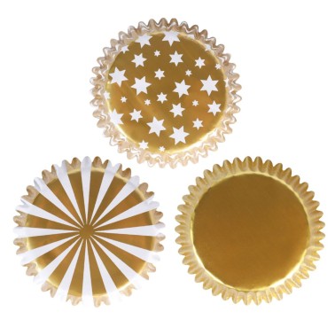 Pirottini metallizzati oro e argento 100 pezzi PME