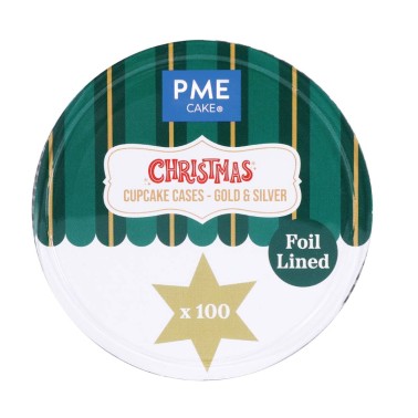 Metallic gold and silver 100 pieces pirottini PME