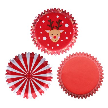 Pirottini metallizzati Santa mix 100 pezzi PME