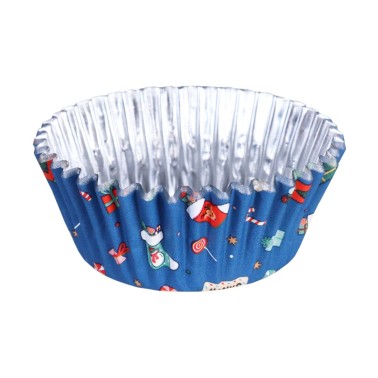 Pirottini metallizzati Santa mix 100 pezzi PME