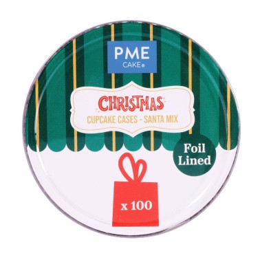 Pirottini metallizzati Santa mix 100 pezzi PME