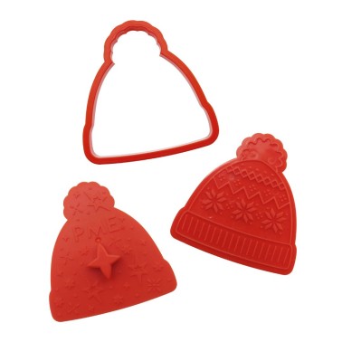 Tagliabiscotti a impressione Cozy Christmas 3 pezzi PME