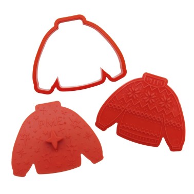 Tagliabiscotti a impressione Cozy Christmas 3 pezzi PME