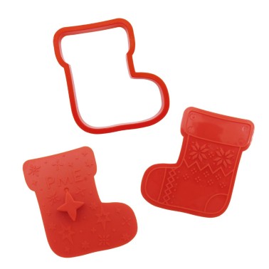 Tagliabiscotti a impressione Cozy Christmas 3 pezzi PME