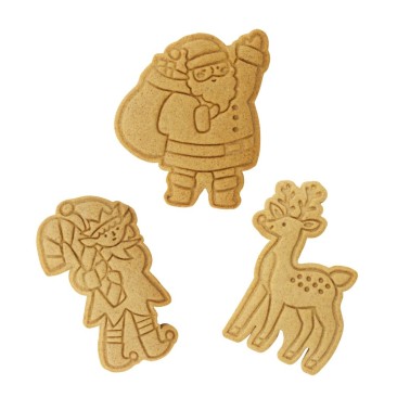 Impression Cut SANTA'S WORKSHOP 3 PIECES PME