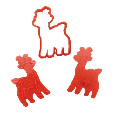 Tagliabiscotti a impressione Santa's Workshop 3 pezzi PME