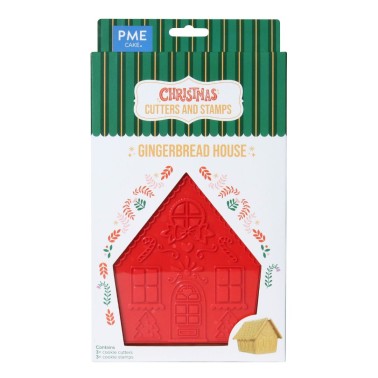 Impression cutting cookets Gingerbread house 3 pieces PME