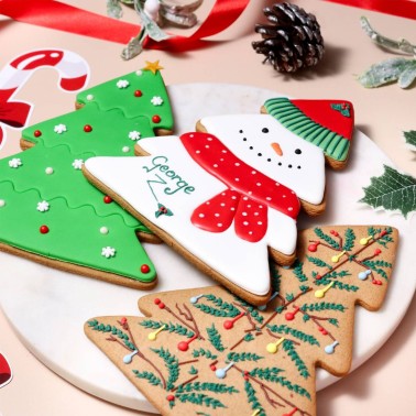 Couteau sapin de Noël géant 18 cm