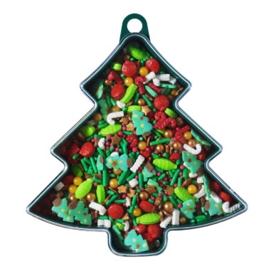 Sprinkles di zucchero albero di natale 90g PME