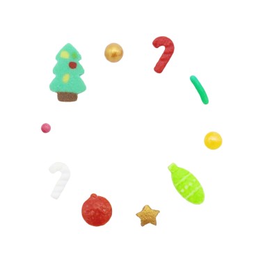 Sprinkles di zucchero albero di natale 90g PME