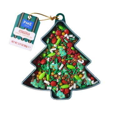 Sprinkles di zucchero albero di natale 90g PME