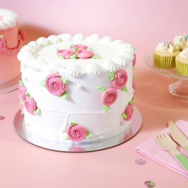 Set 5 sottotorta Cake card ARGENTO PME diametro 20 cm h 3 mm