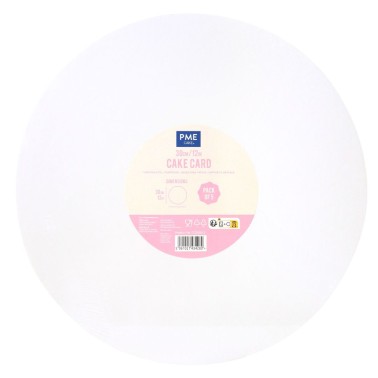 Set 5 sottotorta Cake card BIANCHI PME diametro 30 cm h 3 mm