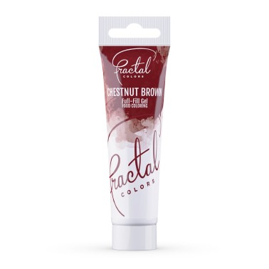 Colorante Alimentare MARRONE CASTAGNA Full-Fill Gel Fractal 30g