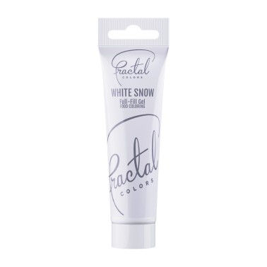Non-elable white snow full-fill gel snow Fractal 50g