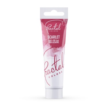 Colorante Alimentare ROSSO SCARLATTO Full-Fill Gel Fractal 30g