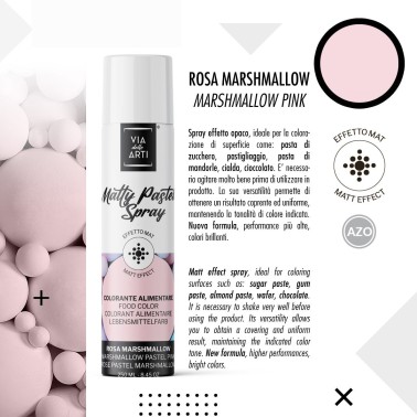 MATTY PASTEL Matte food spray Rose Marshmallow 250 ml 